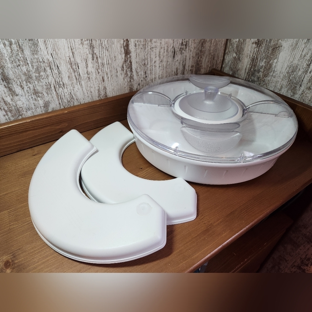 The Pampered Chef Covered Serveware Set Bowl Ice Packs Chillzanne Sectional